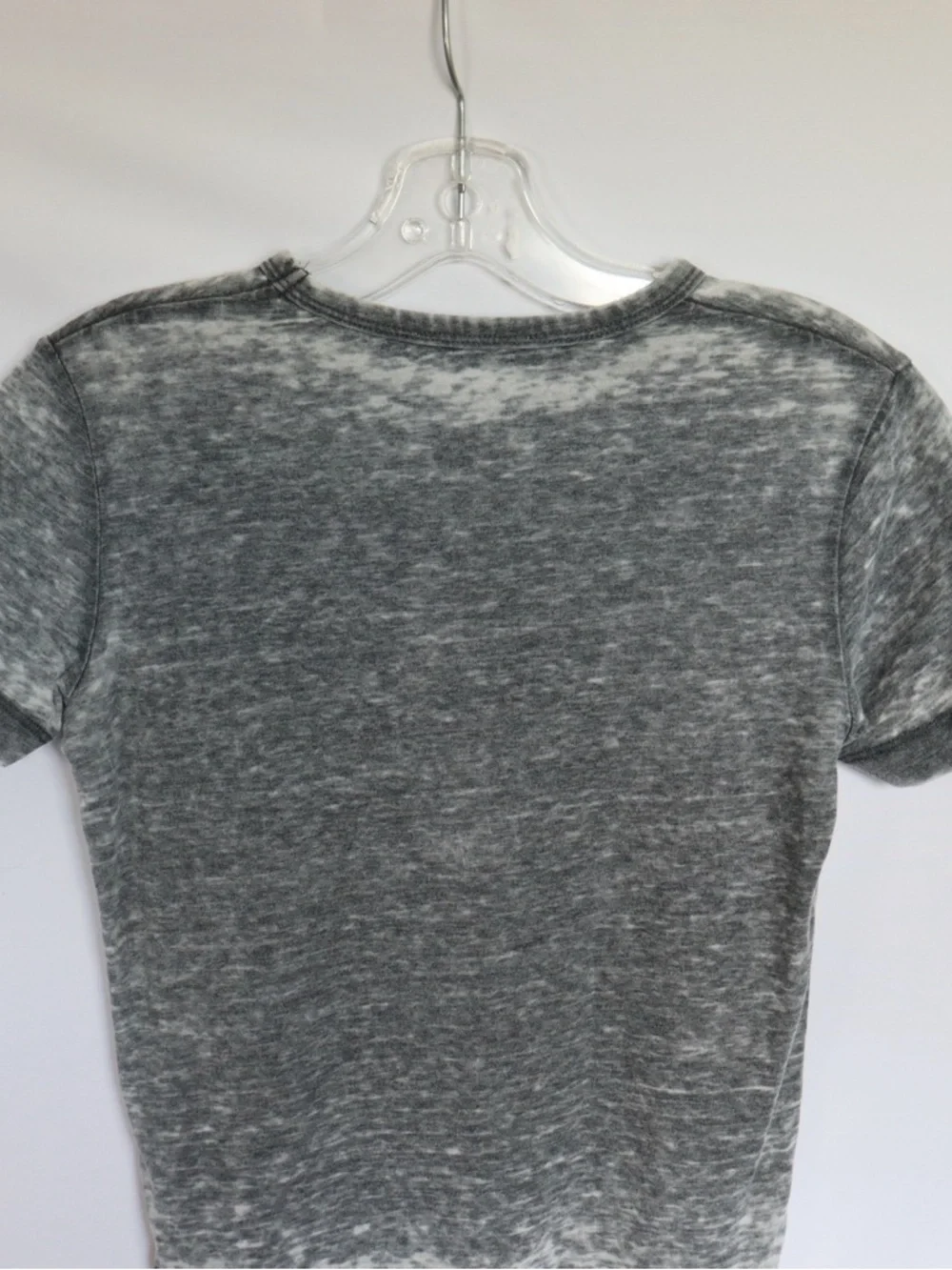 Zara Washed Grey T-Shirt Women’s Medium Fitted Short Sleeve Tee - Picture 7 of 8